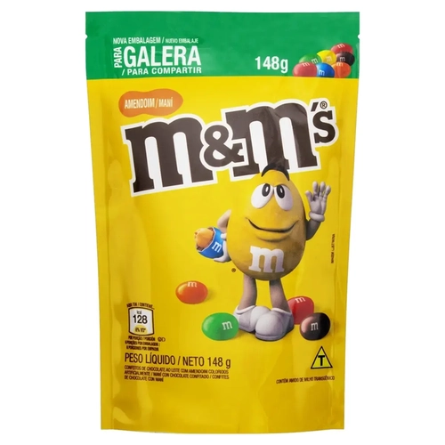Confeito M&M S Amendoim 132G