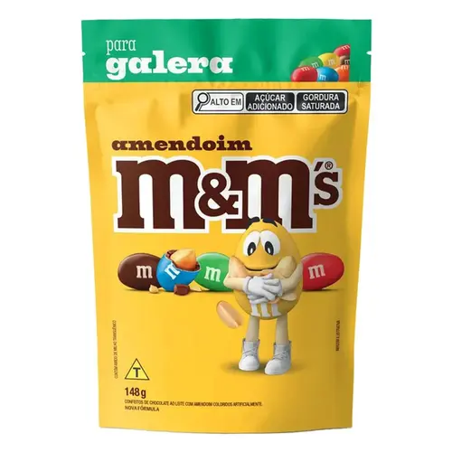 Confeito M&M S Amendoim 132G