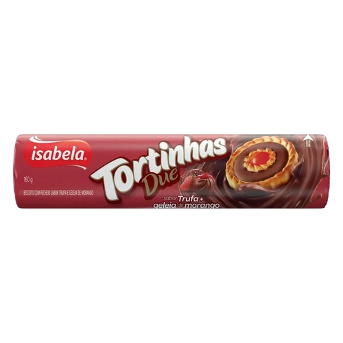 Biscoito Isabela Duo/Truffa Morango 140G
