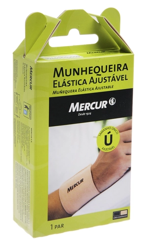 Munhequeira Mercur Bc 0054-02 Ajustável Tam U Bege