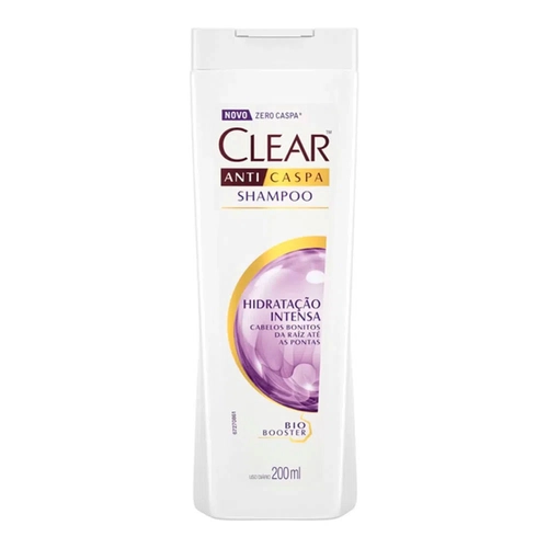 Shampoo Clear Anticaspa Hidratação Intensa 200ml