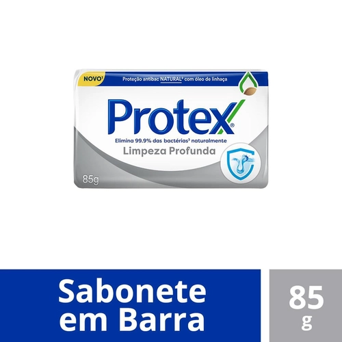 Sabonete em Barra Protex Limpeza Profunda Original 85G