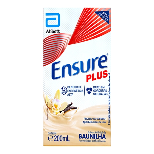 Suplemento Adulto Ensure Plus Baunilha 200Ml