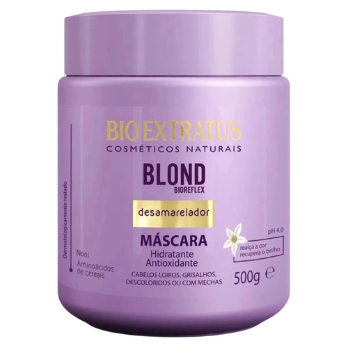 Máscara Bio Extratus Hidratante Blond Bioreflex Desamareladora 500G