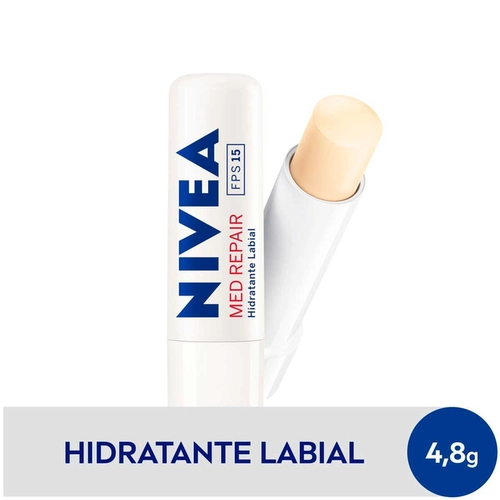 Hidratante Labial Nivea Med Repair Fps15 para Lábios Sensíveis