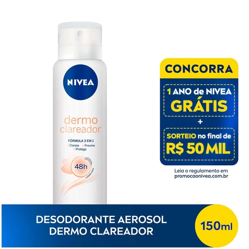 Desodorante Aerosol Nivea Dermo Clareador 150ml