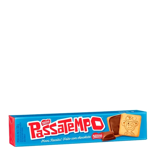 Biscoito Recheado Passatempo Chocolate 130G