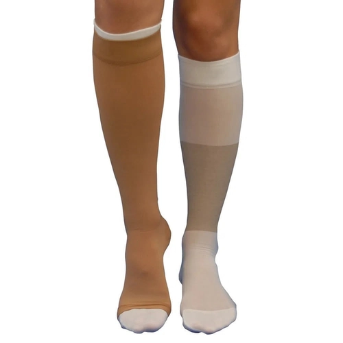 Meia Venosan Ulceraid Panturrilha M Compressao 30-45Mmhg Bege/Branco