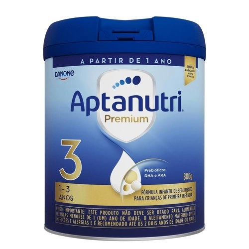 Formula Infantil Aptanutri 3 1 A 3 Anos Premium 3 800G