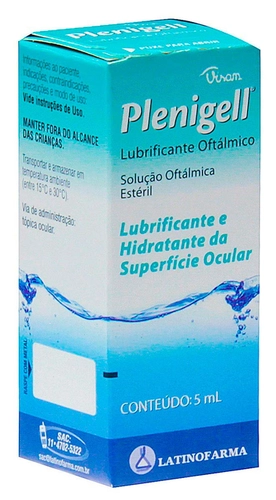 Plenigell Solução Oftálmica 5Ml