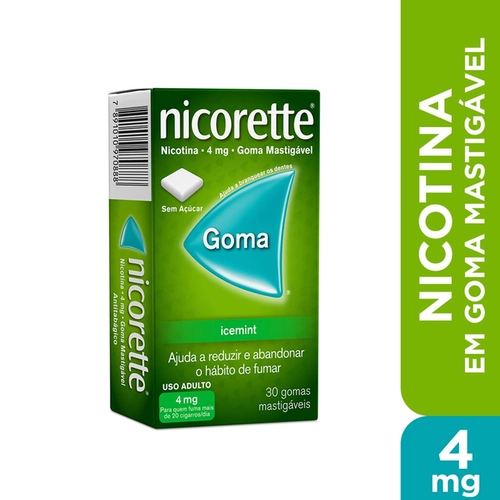 Nicorette Ice Mint 4Mg 30Gomas