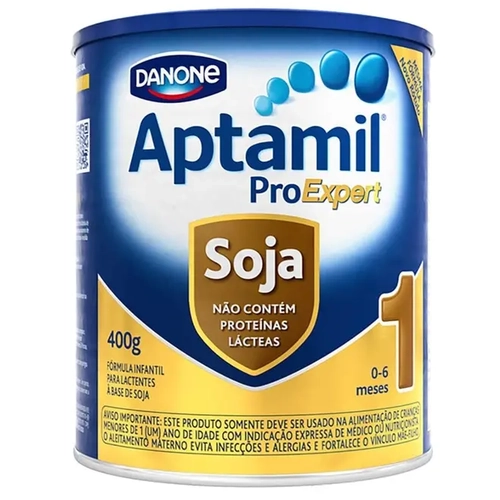 Formula Infantil Aptamil 1 0 A 6 Meses  Soja 400G