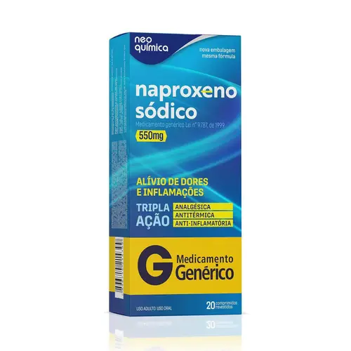 Naproxeno 550Mg 20Cpr Neo Quimica