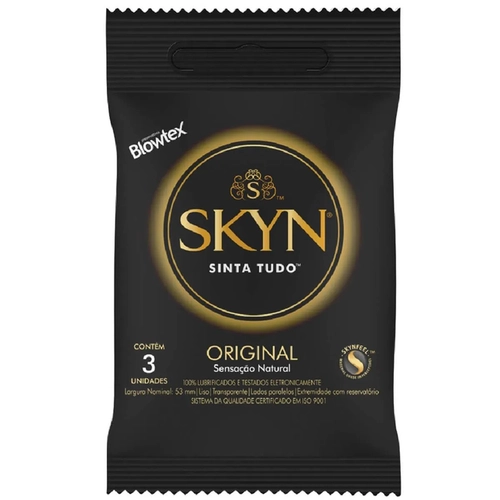 Preservativo Skyn Blowtex  Original 3 Unidades