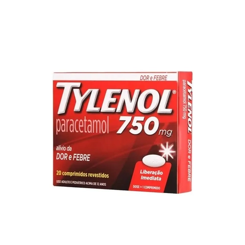 Tylenol 750Mg 20Cpr