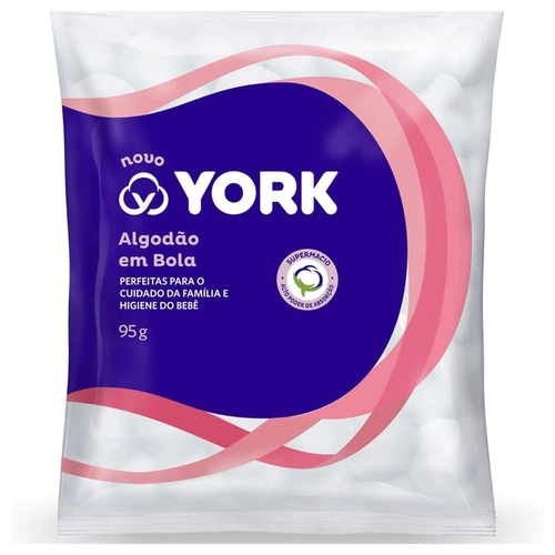 Algodao York Bolas Branco 95G