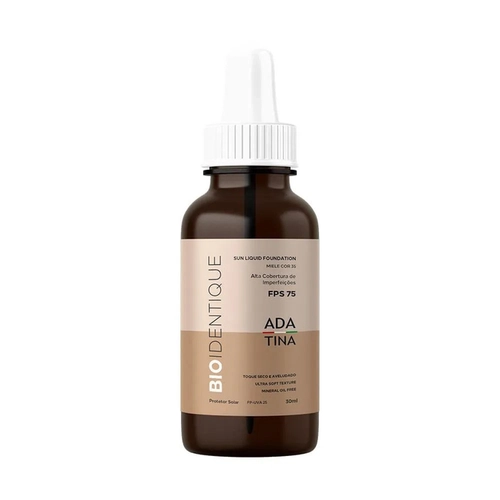 Protetor Solar Ada Tina Bio Identique Fps75 Cor Miele 30Ml