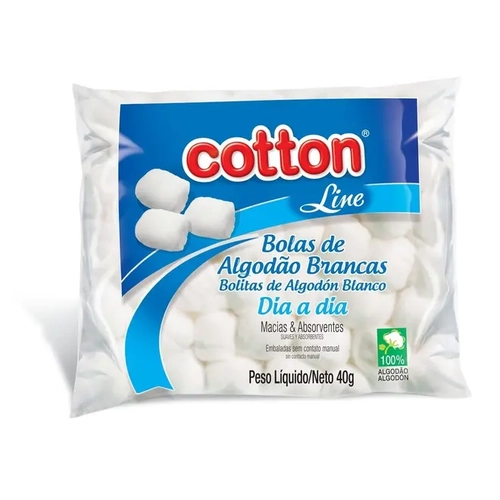 Algodão Em Bolas 30G Cotton Line