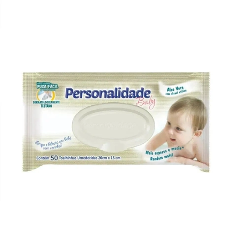 Toalha Umedecida Personalidade 50Un