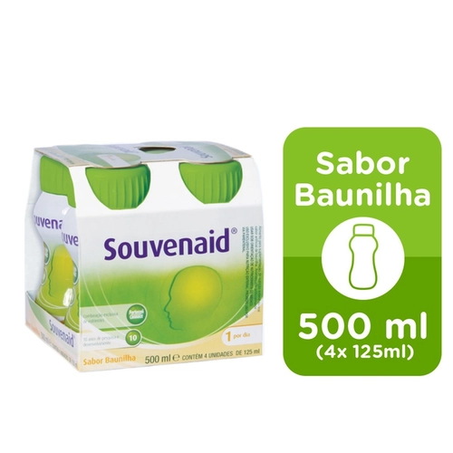 Souvenaid 4 Unidades Sabor Baunilha 125Ml