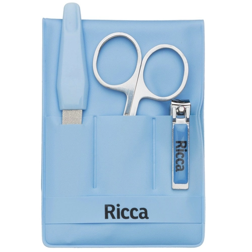 Kit Manicure Ricca 742 Infantil Rosa 3 Unidades