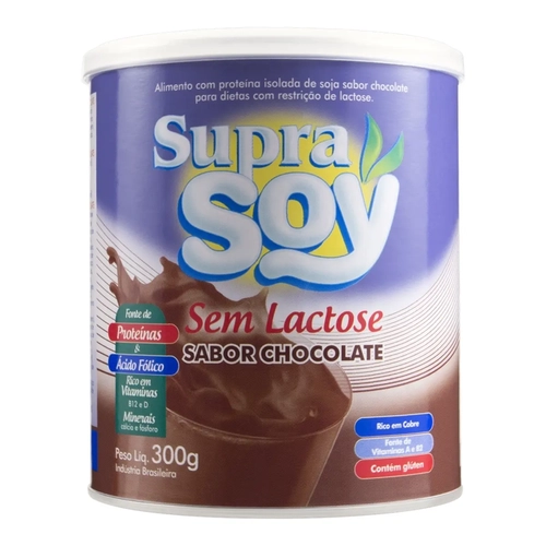 Supra Soy Sem Lactose Chocolate 300G