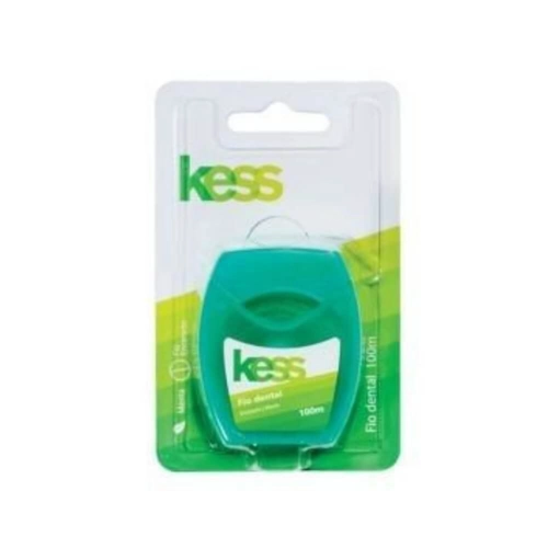 Fio Dental Kess Encerado Menta 100 Metros