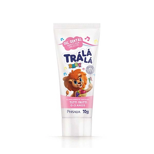Tra La La Gel Dental Baby Sem Fluor 70G Inf