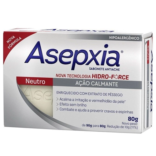 Sabonete Neutro Asepxia 80G