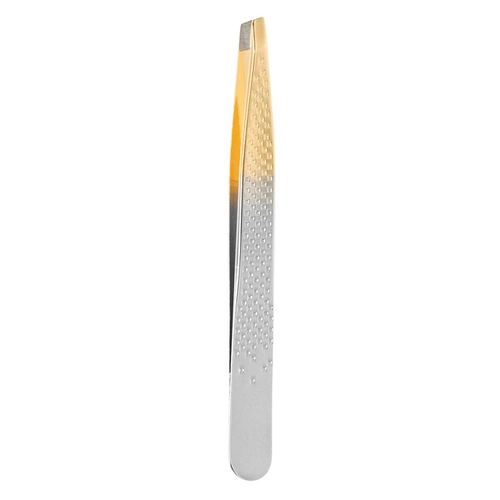 Pinça Ponta Diagonal Enox Silver Gold Ref 1701