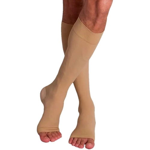 Meia Venosan Ultraline 4000 Comp. 30-40 Panturrilha X-G Pe Aberto Bege