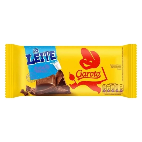 Chocolate Barra Garoto Ao Leite 80G