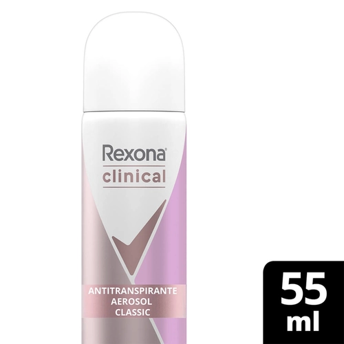 Desodorante Aerosol Rexona Clinical Classic 55ml