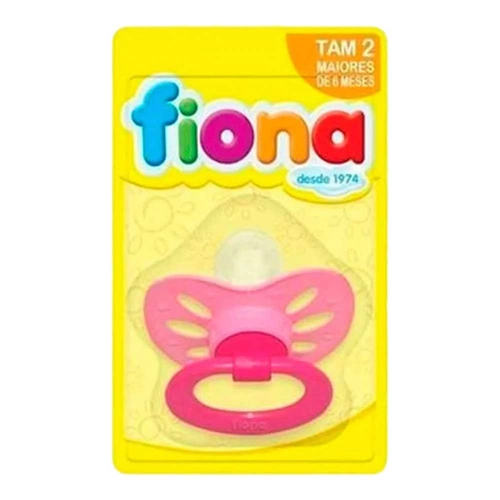 Chupeta Extra Air Fiona Anatômico Silic 801230 6 meses+ Rosa