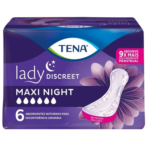Absorvente Geriatrico Tena Lady Maxy Night 6Un