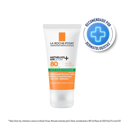 Protetor Solar Anthelios Airlicium Fps80 La Roche Posay Sem Cor 40G