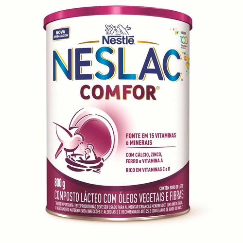 Composto Lacteo Neslac 3 A 5 Anos 800G