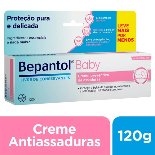 Creme Para Assaduras Bepantol Baby 120G