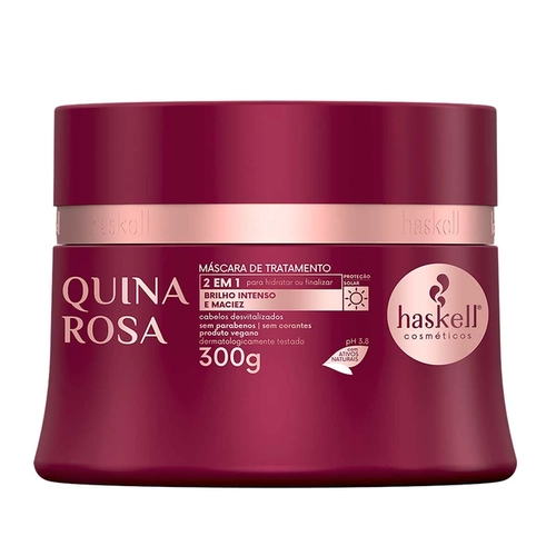 Máscara De Tratamento Haskell Quina Rosa 300G