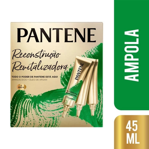 Kit Ampola Tratamento Pantene Restauração 45ml 3 Unidades
