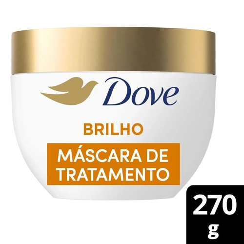 Máscara De Tratamento Dove 10 em 1 Brilho 270G