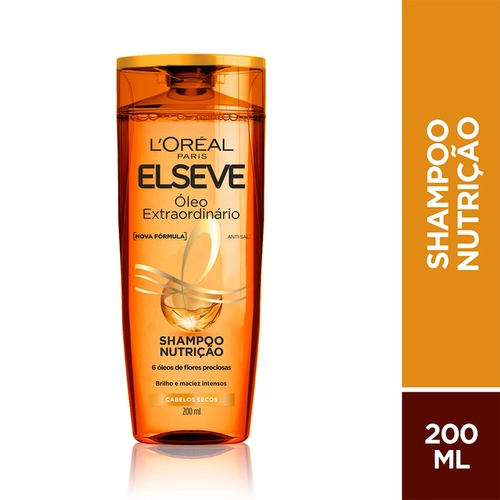 Shampoo Elseve Óleo Extraordinario 200ml