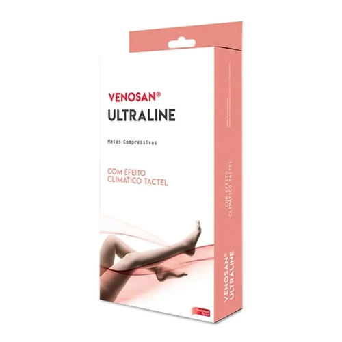 Meia Venosan Ultraline 4000 20-30 Meia Calça Gestante Xg Pe Aberto Bege