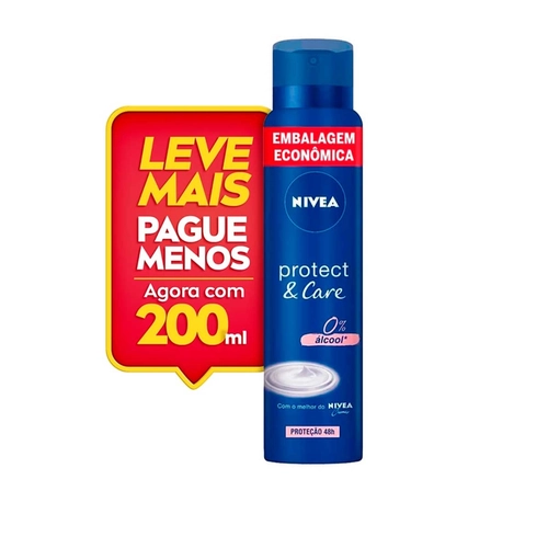 Desodorante Aerosol Nivea Protect&Care 200ml Leve Mais Pague Menos