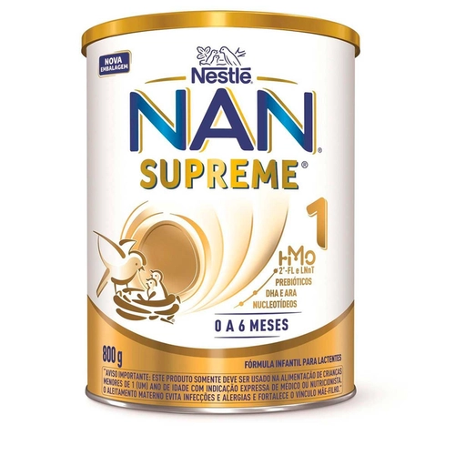 Formula Infantil Nan 1 Supreme 0 A 6 Meses  800G