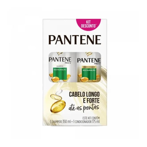 Kit Pantene Restauração Shampoo 350ml + Condicionador 175ml