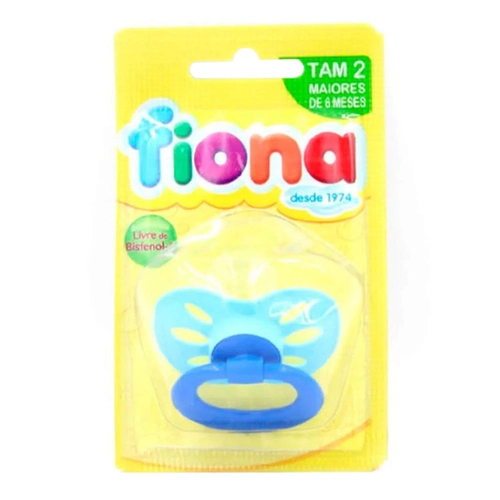 Chupeta Extra Air Fiona Anatômico Silic 801220 6 meses+ Azul