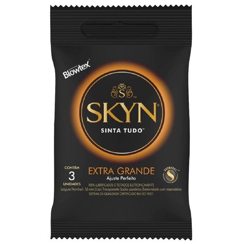Preservativo Skyn Blowtex  Extra Grande 3 Unidades