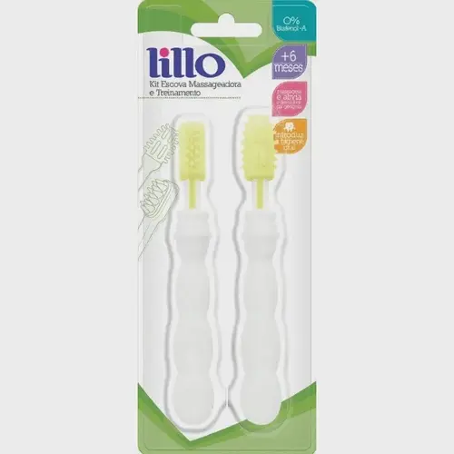 Kit Escova Treinamento Lillo 2 Unidades