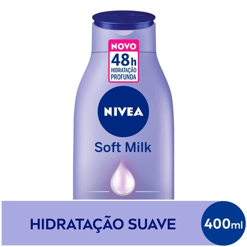 Loção Deo Hidratante Nivea Soft Milk Pele Seca 400ml